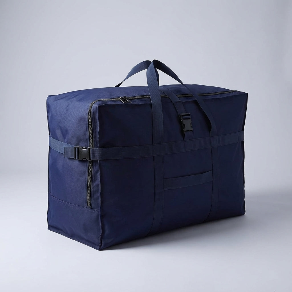 Praktische vouwbare reistas voor vakantie, weekendtrips of extra bagage, draagbaar en compact.