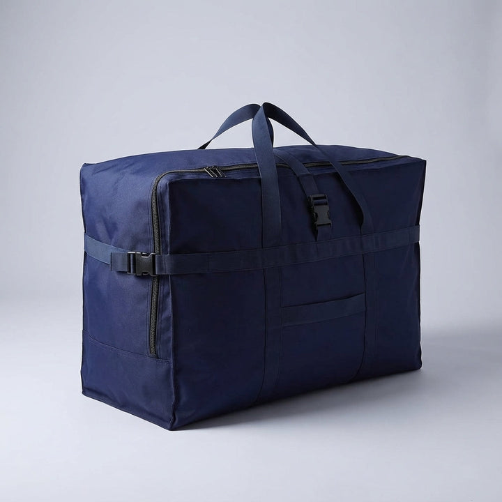 Praktische vouwbare reistas voor vakantie, weekendtrips of extra bagage, draagbaar en compact.