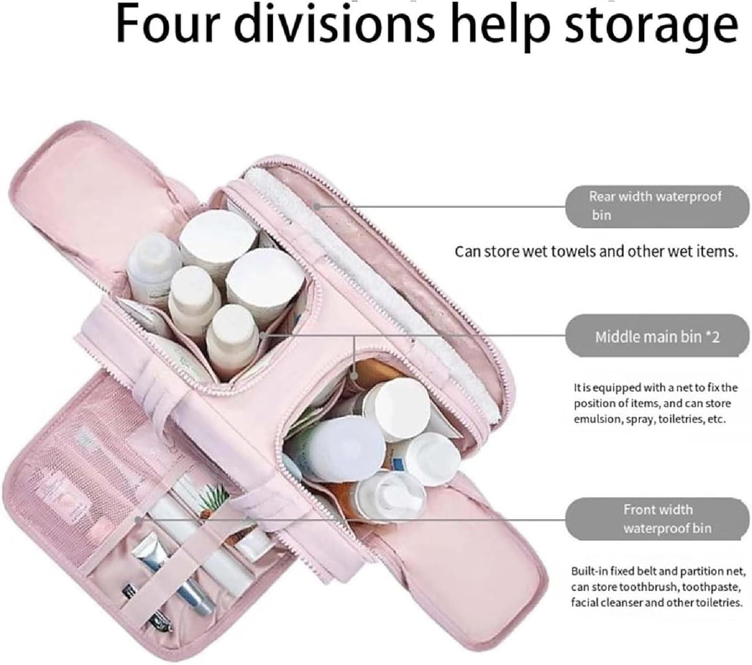 Waterdichte Selvane reis make-up tas dames. Houd je cosmetica veilig en georganiseerd tijdens elke reis met deze toilettas.
