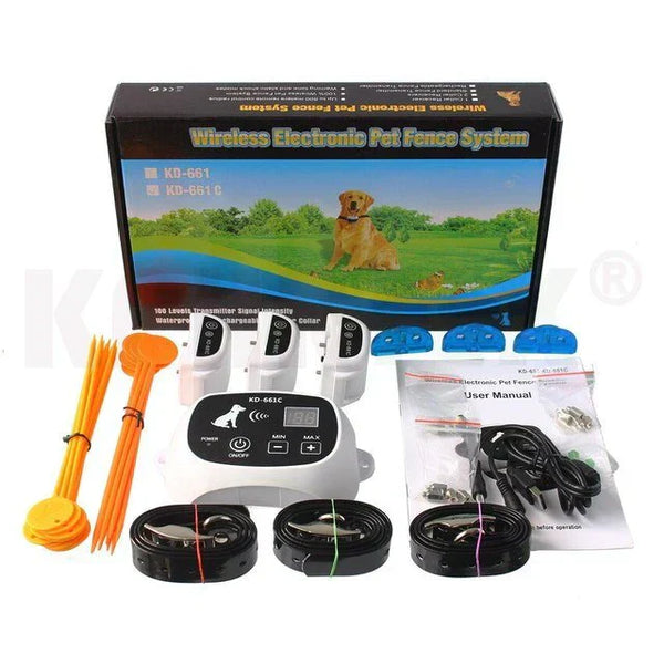 HaloGuard draadloos hondenomheining systeem met trainingsfunctie. Veiligheid voor je hond in de tuin.