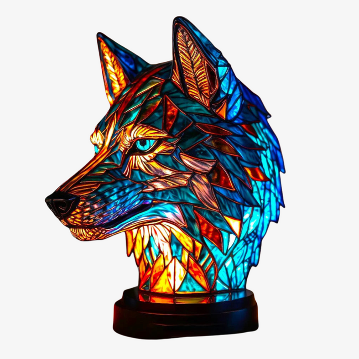 Handgemaakte design tafellamp; unieke kunstlamp met warme sfeerverlichting voor elk interieur.