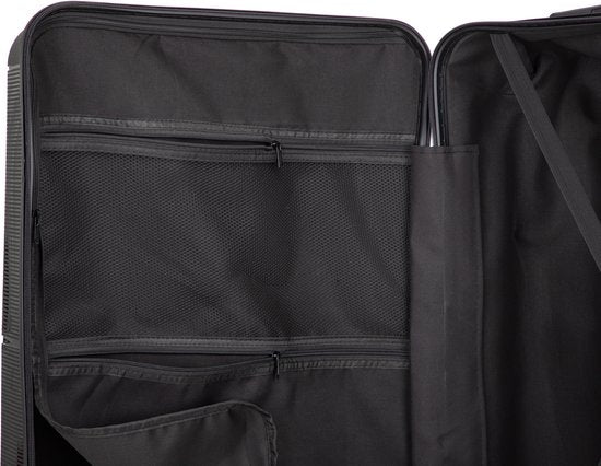 Robuuste Hartschalen handbagage koffer, compact design, perfect als weekendtas of vliegreis koffer.