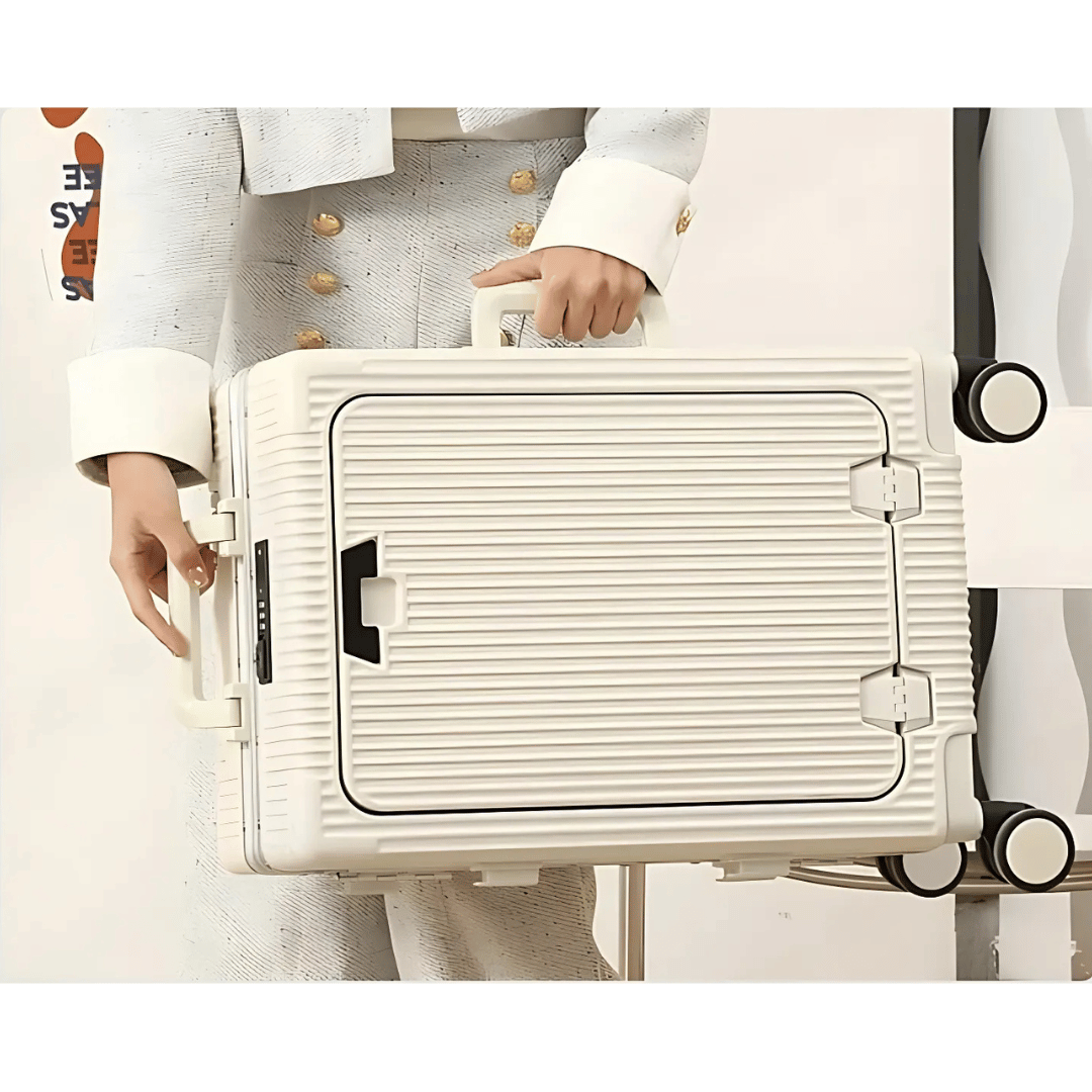 Compacte handbagage koffer, perfect voor mobiliteit, efficiëntie en korte reizen.