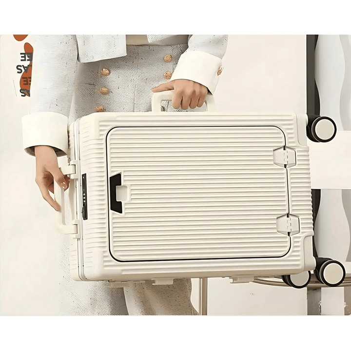 Compacte handbagage koffer, perfect voor mobiliteit, efficiëntie en korte reizen.