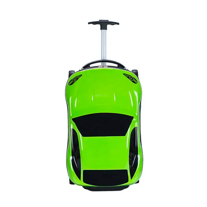Praktische autokoffer voor kinderen, hardschaal en lichtgewicht voor gemakkelijke reizen.