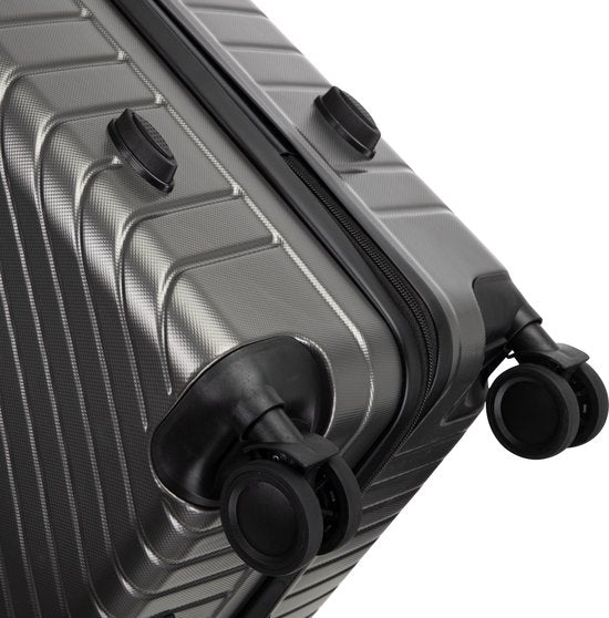 Lichtgewicht hardshell reiskoffer, ideaal voor zowel korte trips als lange vakanties.