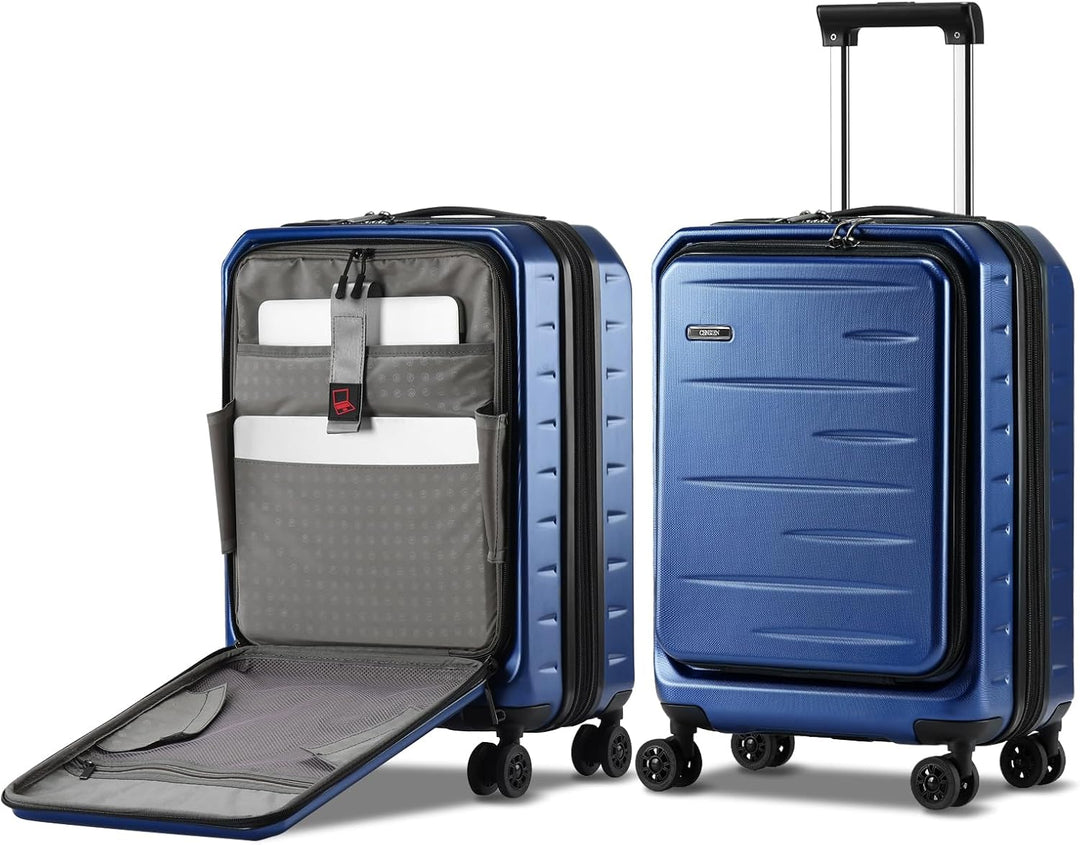 Veelzijdige uitbreidbare koffer met voorklep en TSA-slot, perfect voor korte vakanties en zakenreizen.