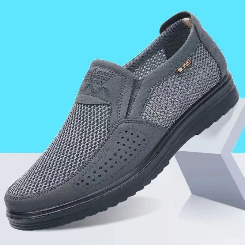 Casual heren zomerschoenen met ademend mesh-bovenwerk, ideaal voor comfort en stijl.