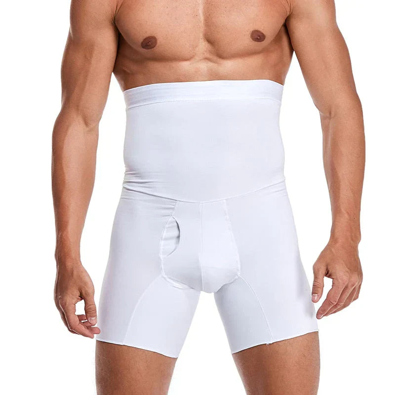 Naadloze heren buikcontrole shorts, onzichtbaar onder kleding. Ideaal als shapewear ondergoed.