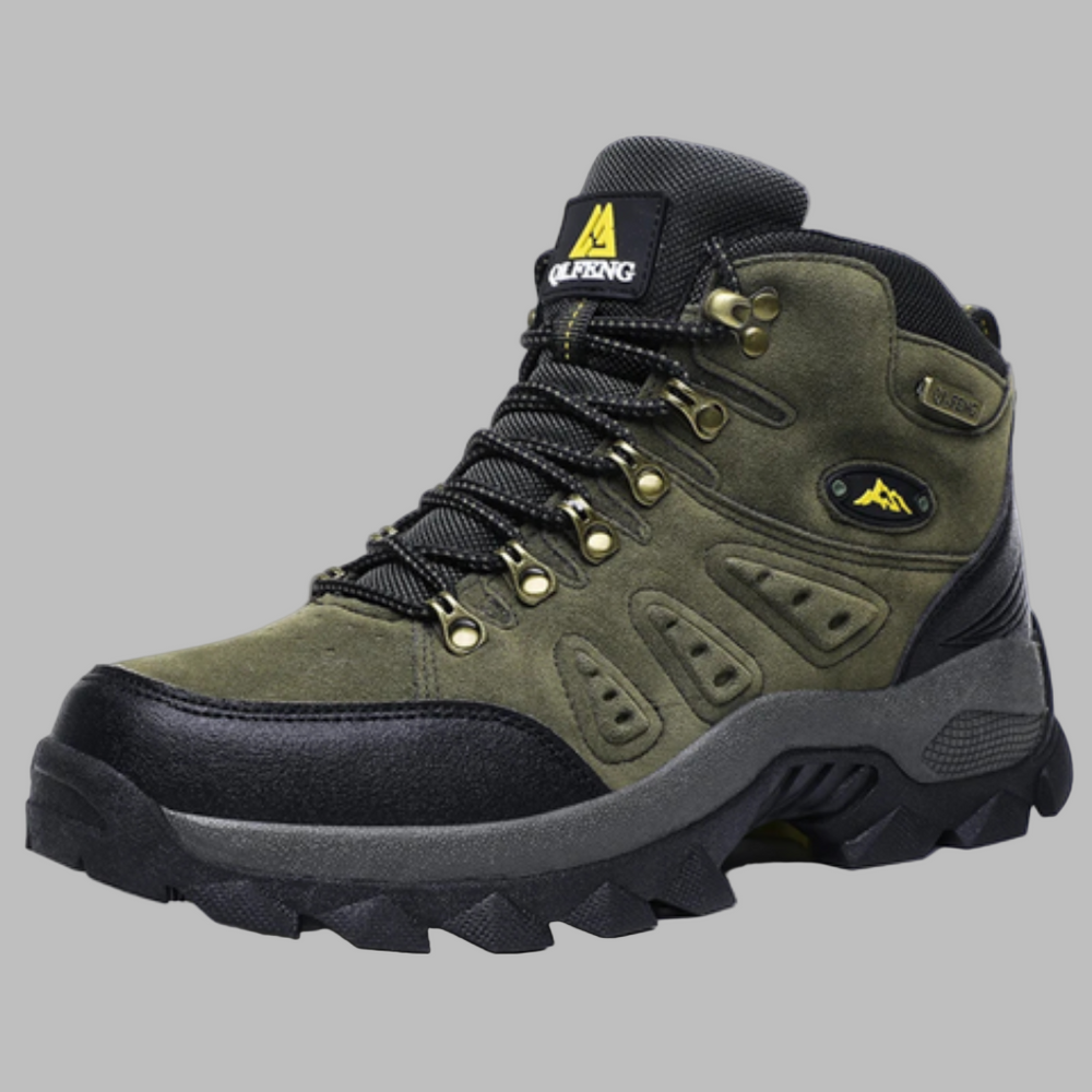 Waterafstotende heren wandelschoenen, duurzaam materiaal voor all-terrain hiking en trekking.