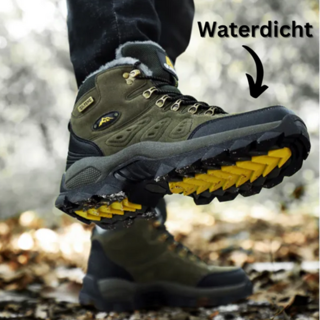 Comfortabele heren hiking schoenen, demping en stabiliteit voor lange wandelingen en trekking.