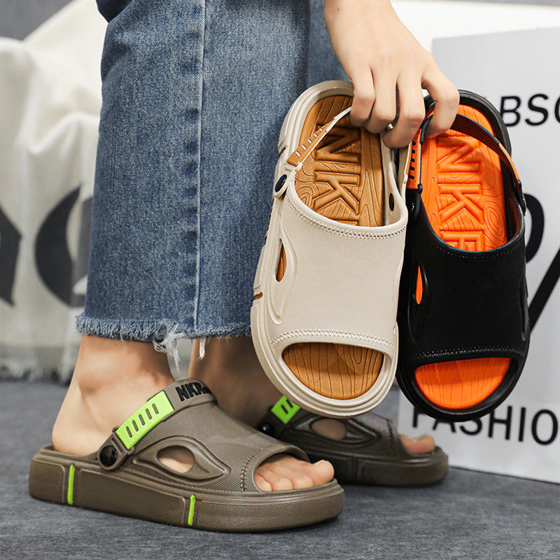 Heren antislip strandsandalen Rafael, comfortabel en veilig voor zomerse dagen aan het strand of zwembad.