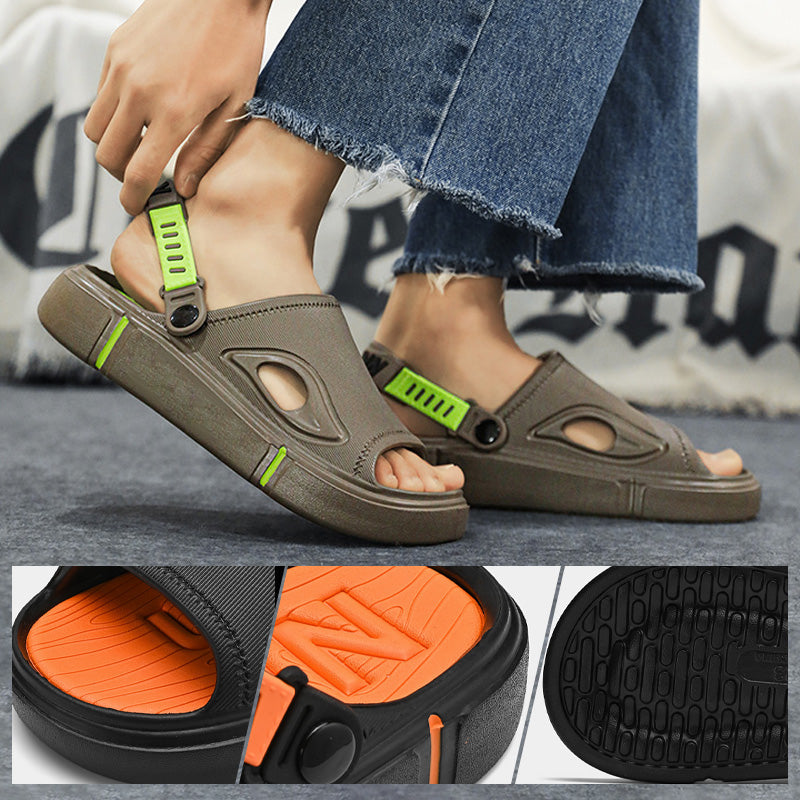 Rafael heren strandsandalen, antislip en comfortabel, ontworpen voor duurzaamheid en dagelijks gebruik.