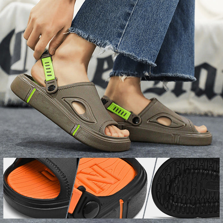 Rafael heren strandsandalen, antislip en comfortabel, ontworpen voor duurzaamheid en dagelijks gebruik.