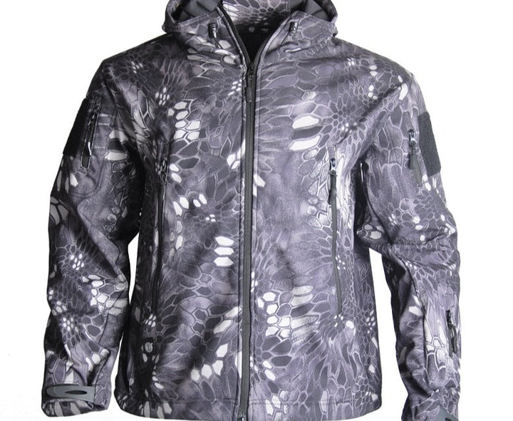 Zwarte heren army jas, winddicht najaarsjack met waterafstotende finish. Perfect voor casual herenkleding.