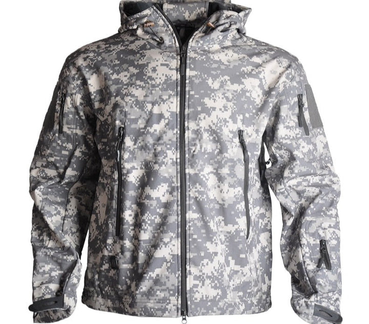 Winddichte & waterafstotende army jas voor heren. Ideaal najaarsjack voor wisselvallig weer. Comfortabele pasvorm.