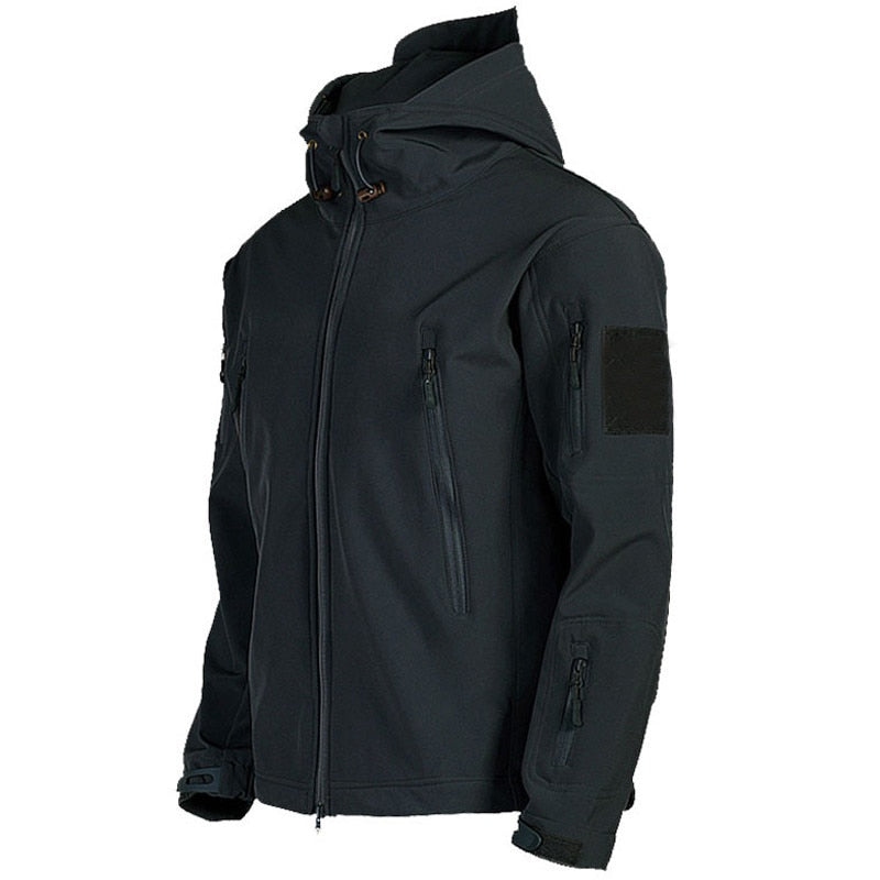 Grijze winddichte army jas voor heren. Waterafstotend najaarsjack, ideaal voor casual gebruik en outdoor.