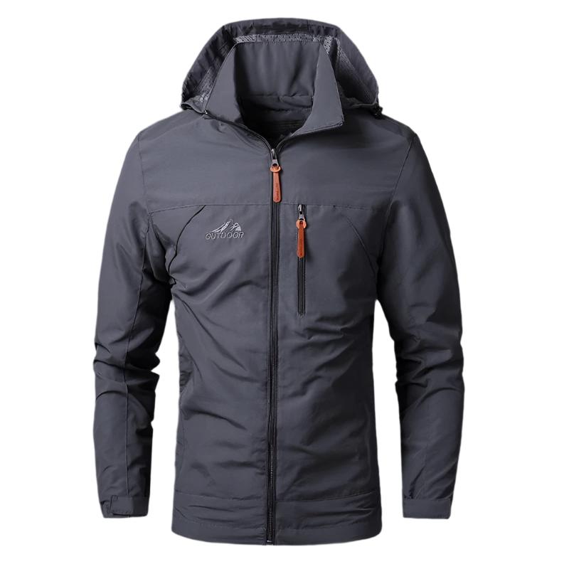Comfortabele Arvid heren outdoorjas met ademende, waterdichte en winddichte stof, perfect voor reizen.