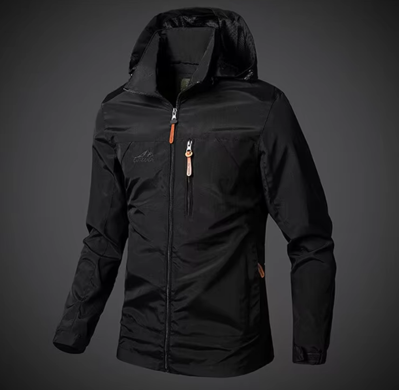 Veelzijdige Arvid heren outdoorjas voor lente, herfst en winter; waterdicht, winddicht en comfortabel.
