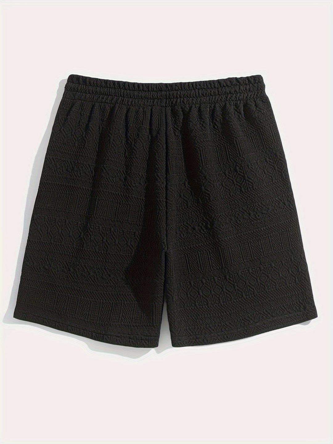 Witte casual heren shorts Finn met trekkoord en elastische tailleband, perfect voor de zomer en dagelijks comfort.