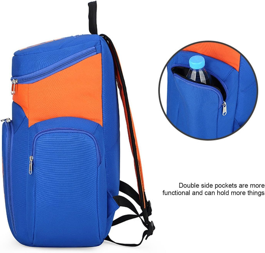 Extra ruime heren basketbal rugzak 30L, Draycor sporttas met waterdichte bodem, perfect voor gym.