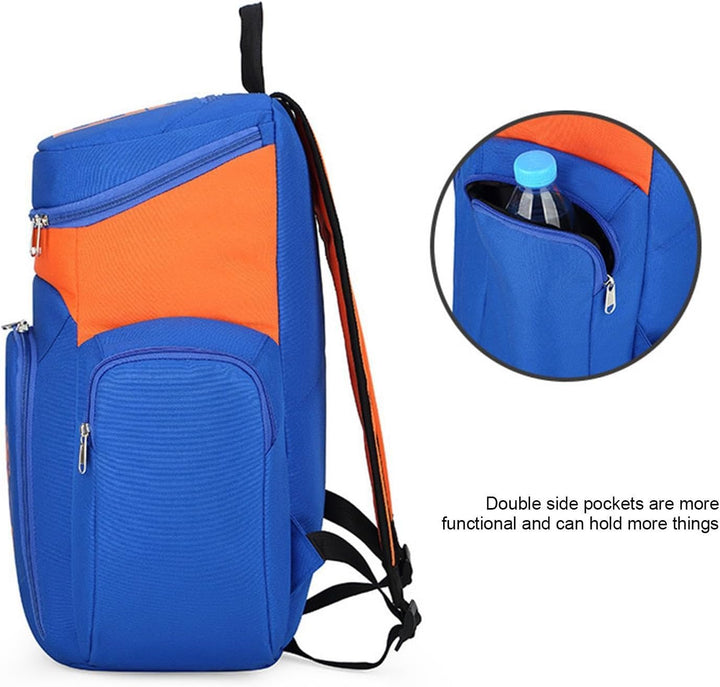 Extra ruime heren basketbal rugzak 30L, Draycor sporttas met waterdichte bodem, perfect voor gym.