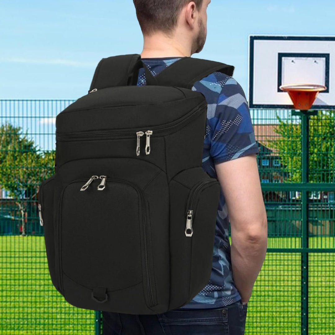 Basketbal rugzak heren 30L, waterdichte bodem, perfect voor sportschoenen en kleding, Draycor.