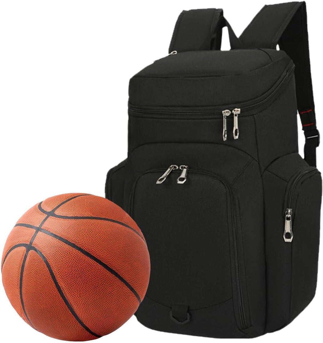 Sterke heren sporttas, 30L basketbal rugzak met waterdichte bodem voor langdurig intensief gebruik.