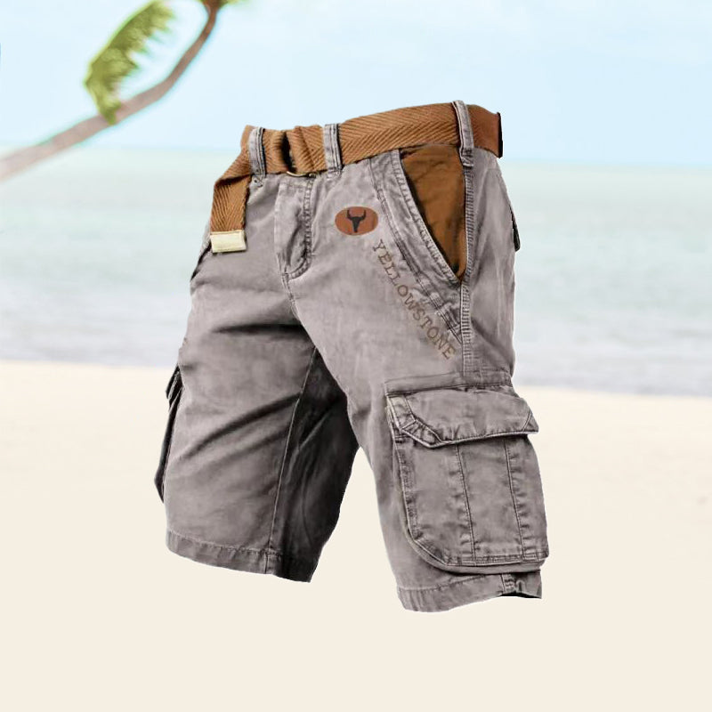 Praktische heren cargo shorts Ethan, met veel zakken en een veelzijdig design voor elke man.