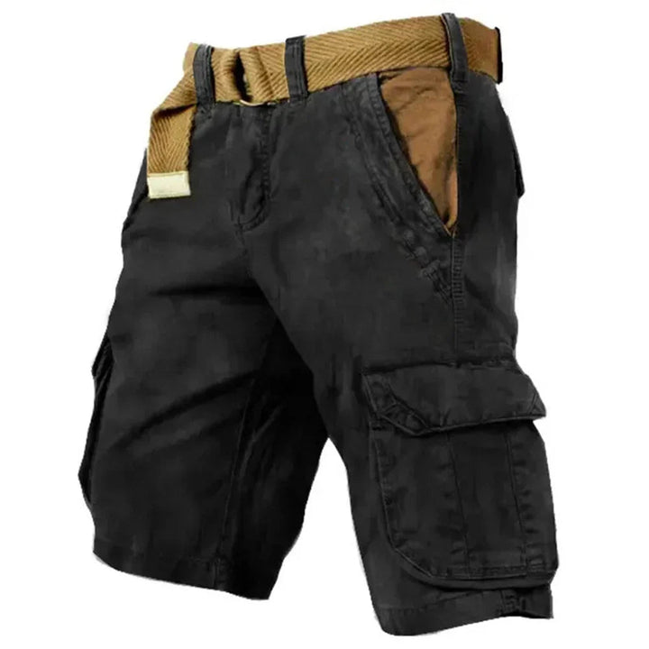 Stijlvolle heren cargo shorts met verstelbare riem en ruime opbergzakken, een must-have voor heren.