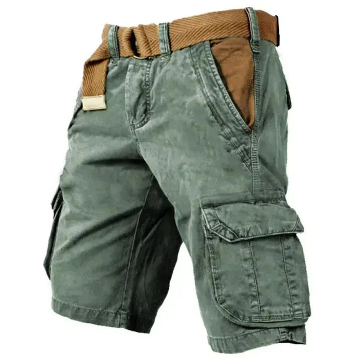 Veelzijdige heren cargo shorts met riem, praktisch en comfortabel voor elke zomerse gelegenheid.