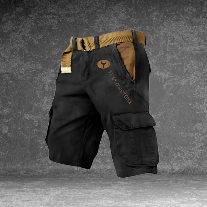 Heren cargo shorts met ruime zakken, ideaal voor outdoor avonturen en comfortabele vrije tijd.