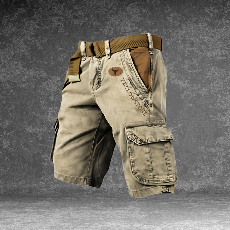 Heren cargo shorts, comfortabel en ook verkrijgbaar in grote maten voor een relaxte pasvorm.