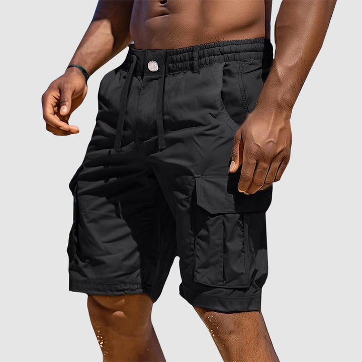 Rafael heren cargoshort van katoenmix, de perfecte zomerse short. Biedt comfort en praktische zakken voor elk avontuur.