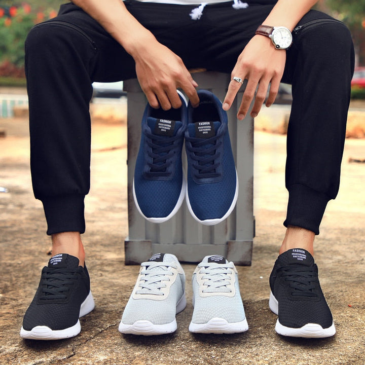 Ademende heren casual sneakers, ontworpen voor ultiem comfort en een stijlvolle herfst look.