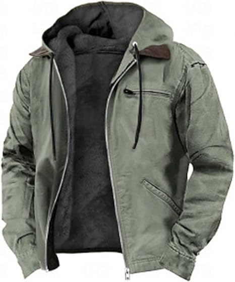 Praktische herenjas met capuchon voor elke dag. Casual stijl, comfortabele pasvorm, perfecte bovenkleding voor elk seizoen.