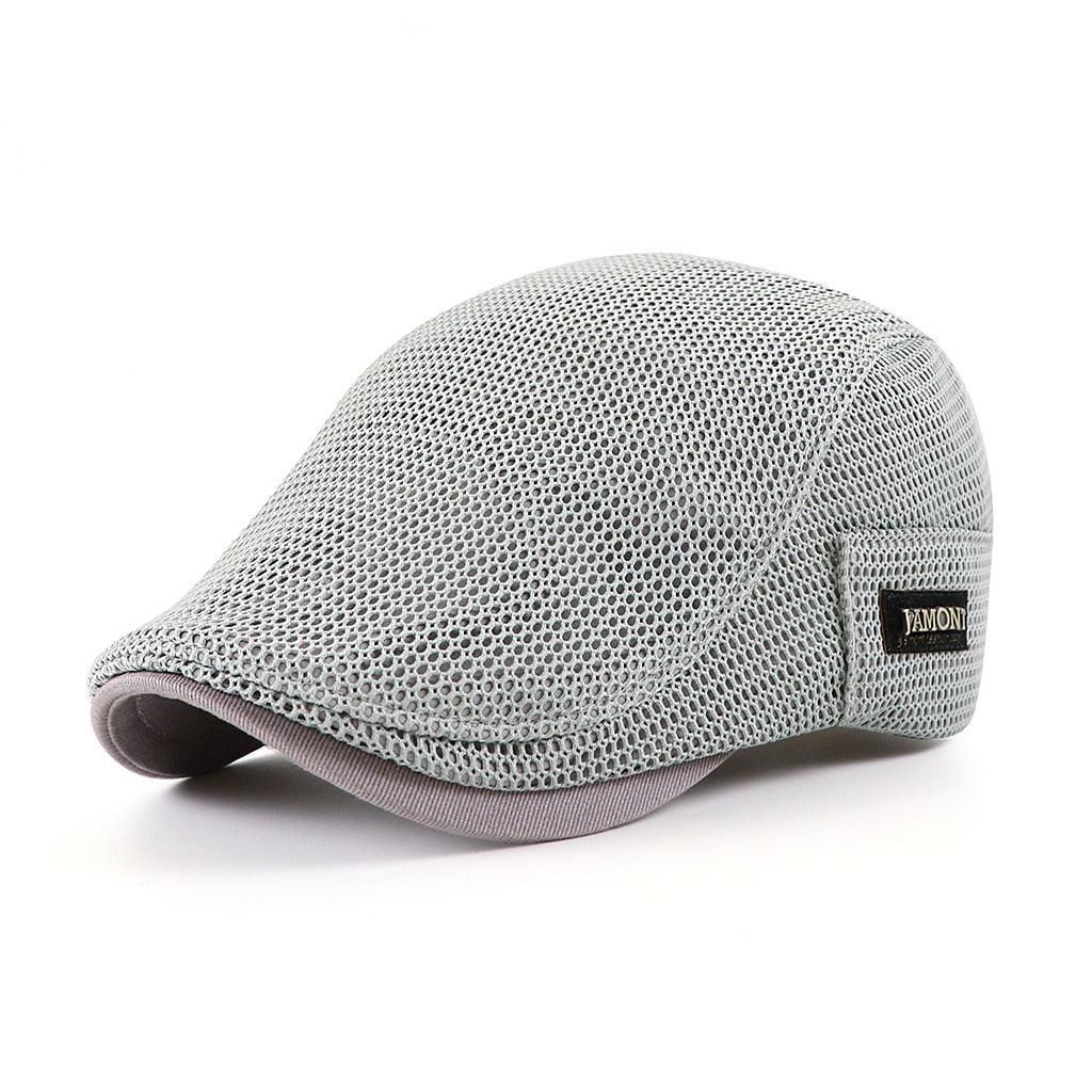 Ademende heren pet van zacht katoen, verstelbaar voor optimaal comfort. Ideaal casual accessoire voor lente en zomer.