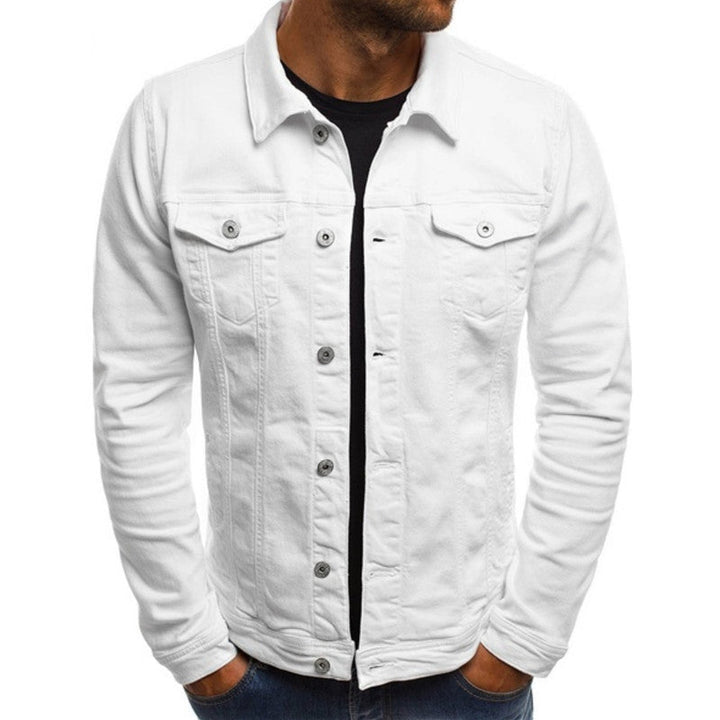 Heren casual overhemdjas, stijlvol en comfortabel. Met knoopsluiting en borstzakken voor een modieuze look.