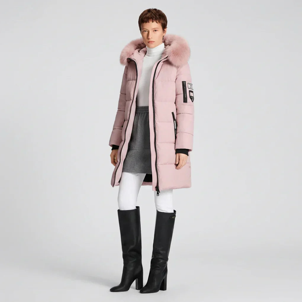 Heren casual winterjas, donkerblauw, warm en stijlvol, perfect voor koude dagen.