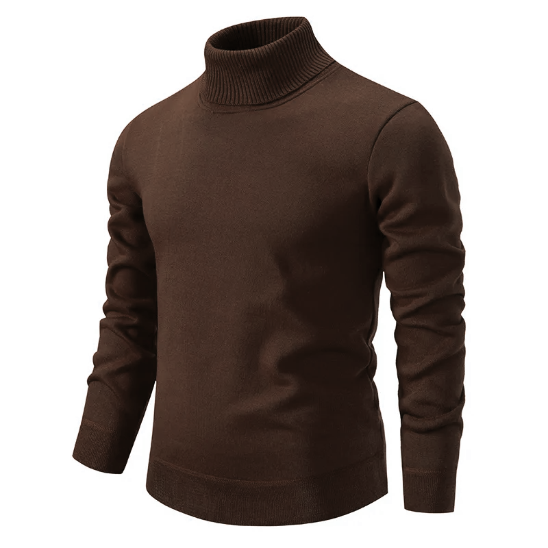 Heren coltrui van 100% scheerwol, warm en stijlvol, perfect voor de winter.