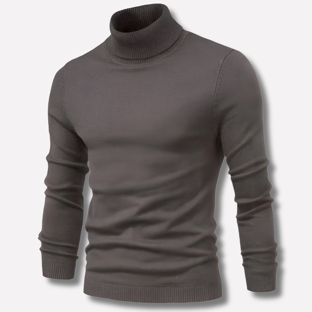 Comfortabele heren coltrui van ademende scheerwol, ideaal voor koude winterdagen.