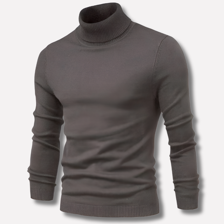 Comfortabele heren coltrui van ademende scheerwol, ideaal voor koude winterdagen.
