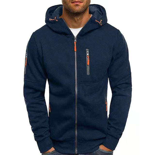 Zachte heren comfort hoodie, stijlvol en duurzaam vest met capuchon voor optimale draagcomfort.
