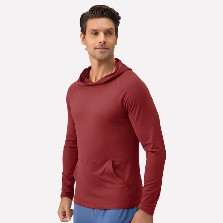 Pullover hoodie voor heren, zacht en warm, ideaal voor elke dag. Essentiële bovenkleding.