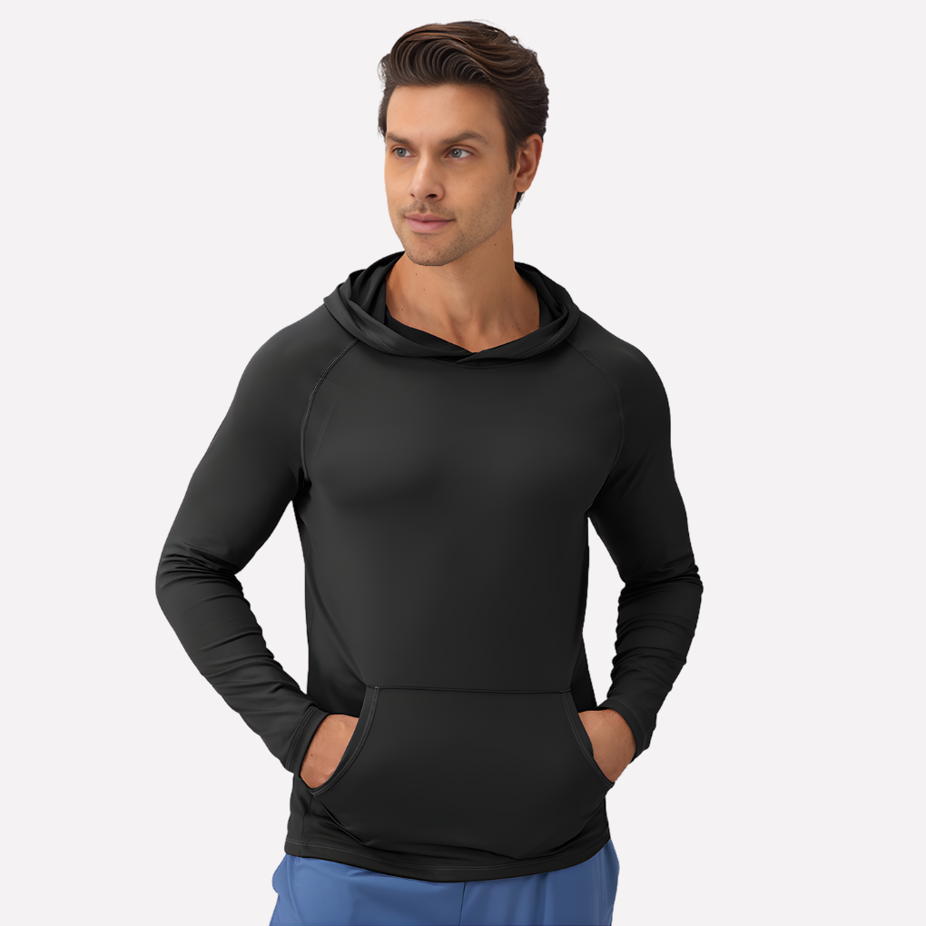 Ontspannen pasvorm heren hoodie, een comfortabele keuze voor casual en streetwear outfits.