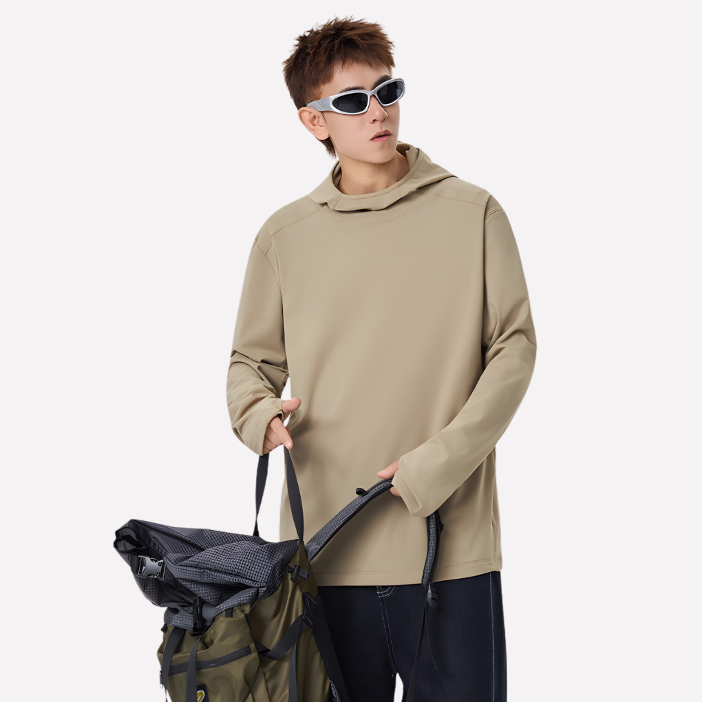 Comfortabele heren hoodie voor dagelijkse casual kleding, zacht en veelzijdig.