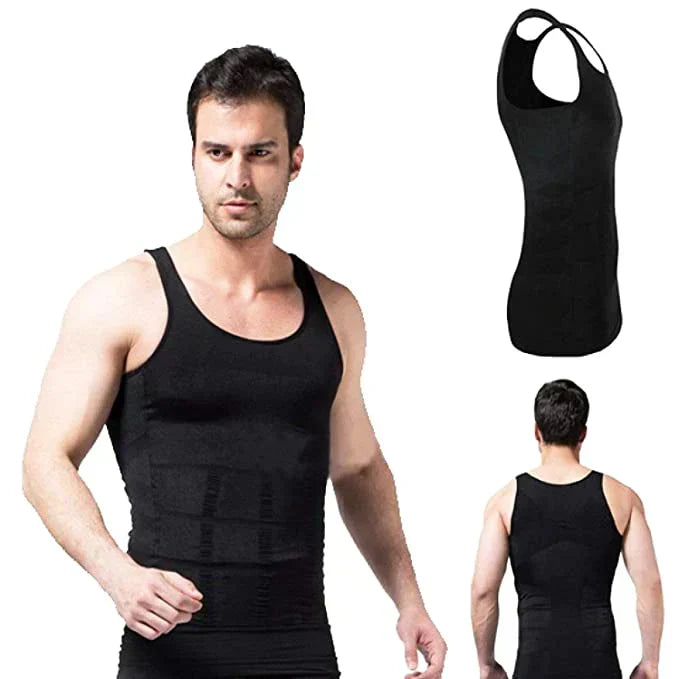 Comfortabel heren compressie T-shirt; ideaal als onderkleding voor een strakke look.