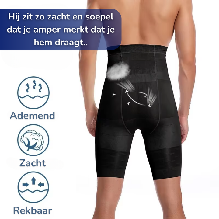 Heren compressiebroek, essentieel voor effectief spierherstel en vermindering van vermoeidheid na sport.