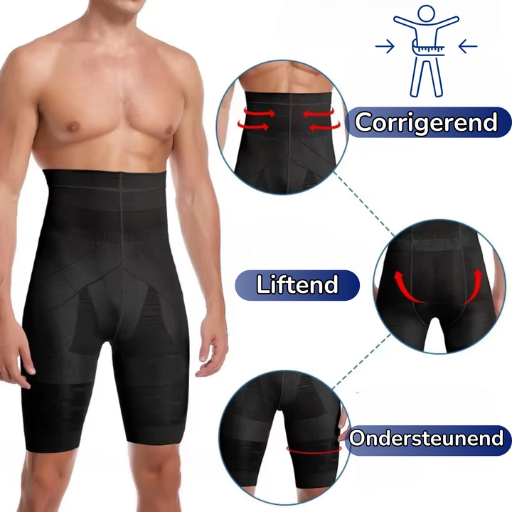 Gemaakt van ademend materiaal, deze heren compressiebroek biedt optimaal comfort tijdens elke training.