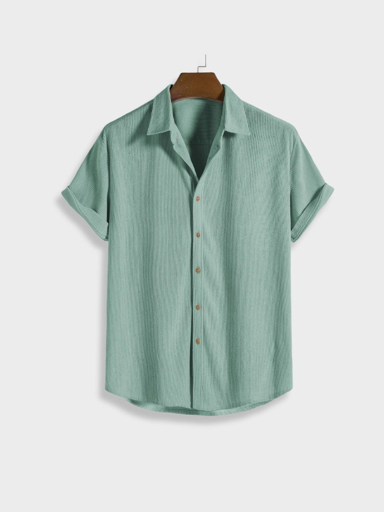 Veelzijdige heren corduroy zomerset Sven, geschikt als casual zomerset of relaxte strandkleding voor vakantie.